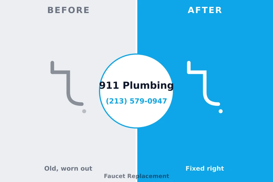 Before and after: plumbing repair Maysville, OK